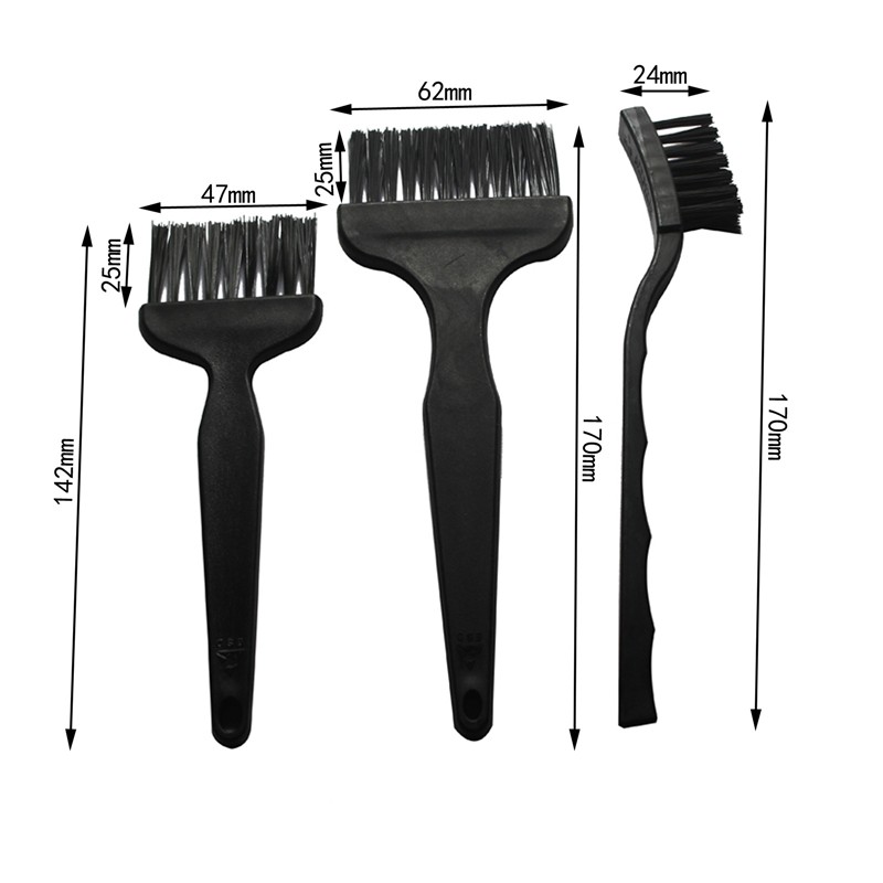 8pcs Anti-Static Esd Brush Safe Nylon Cleaning Brush Set For Mobile Phone Tablet Pcb BGA Repair Cleaning Work