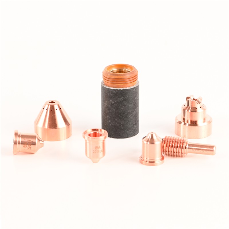 High quality PMX 65A 85A 105A plasma cutting machine consumable electrode 220842 nozzle 220930 220941 220819 220816 220990