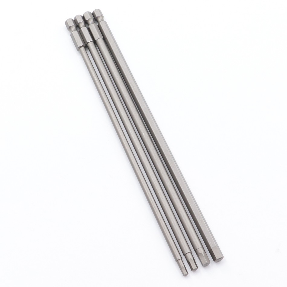 150mm/200mm Hex Head Allen Wrench Drill Bits Set Long Allen Screwdriver Bit Tips Magnetic Hex Key Screwdriver Socket Bit Set