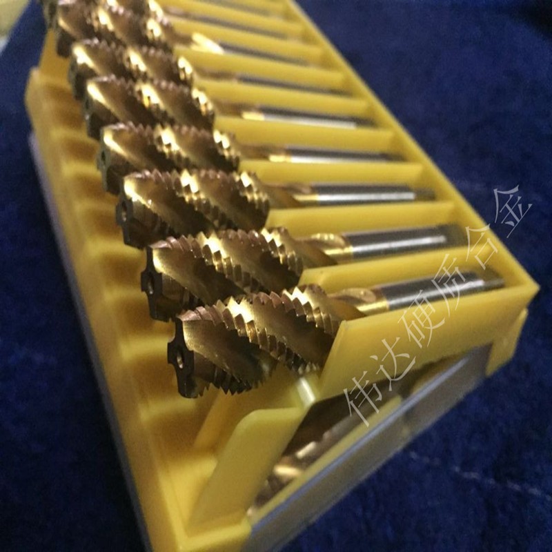 YAMAWA Plating Titanium Screws Machine Tap HSS-E Screw Tap M2 M2.5 M3 M3.5 M4, M5 M6 M8 M10 M12