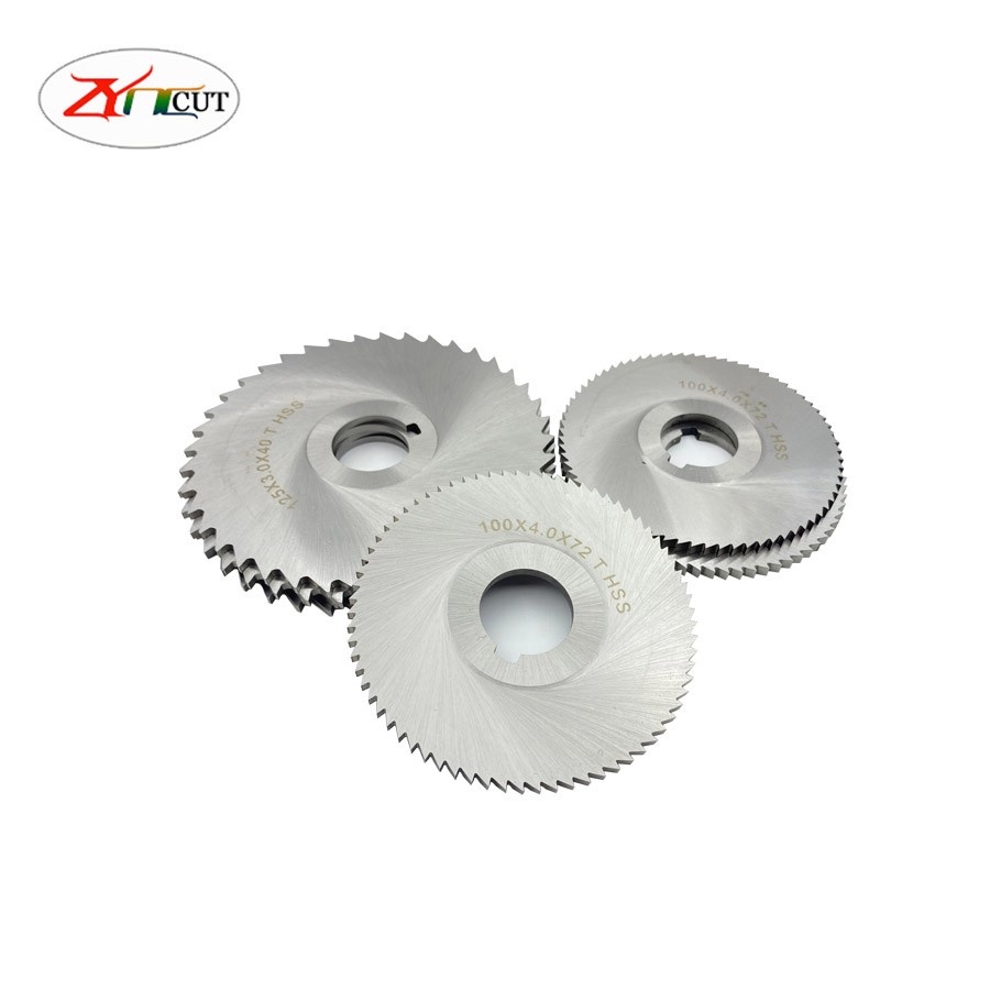 40 60 75 80 100 110 125 150 160 200mm HSS Sawtooth Disc Milling Cutter, High Speed ​​Steel Disc Saw Blade Milling Cutter