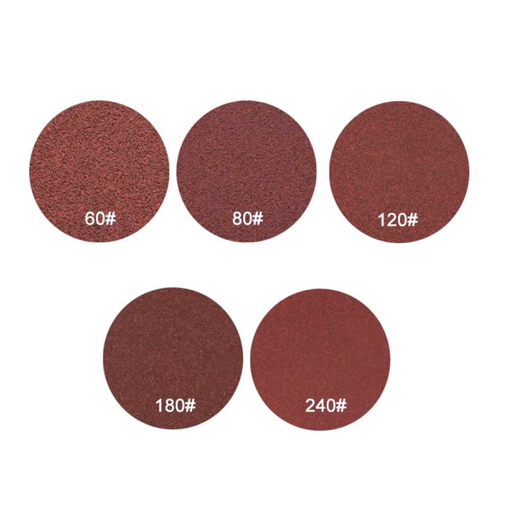 10pcs 4 inch sanding discs 100mm hook and loop sandpaper with backing pad M10 set for sanding and polishing furniture and wood metal