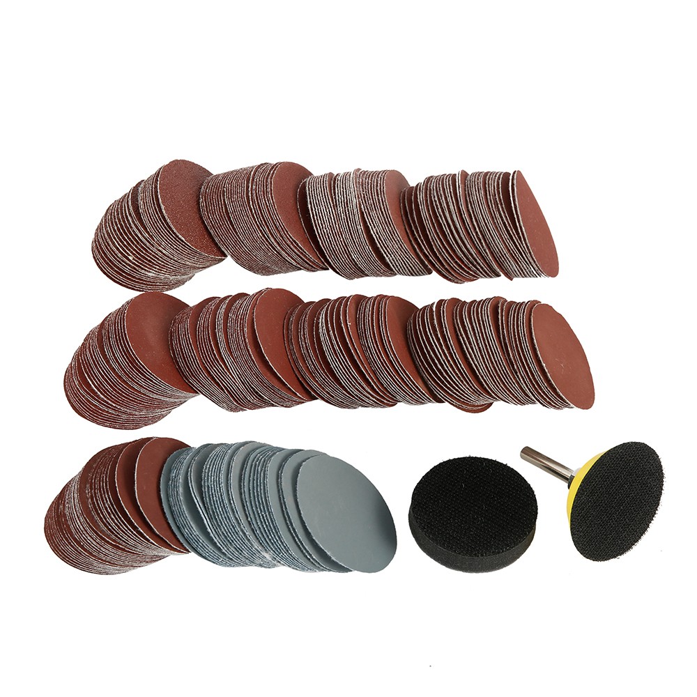 2 inch 50mm sandpaper assortment 60-3000 grit sanding disc set 2 inch ring sanding pad with 3mm shank for polisher cleaner tool