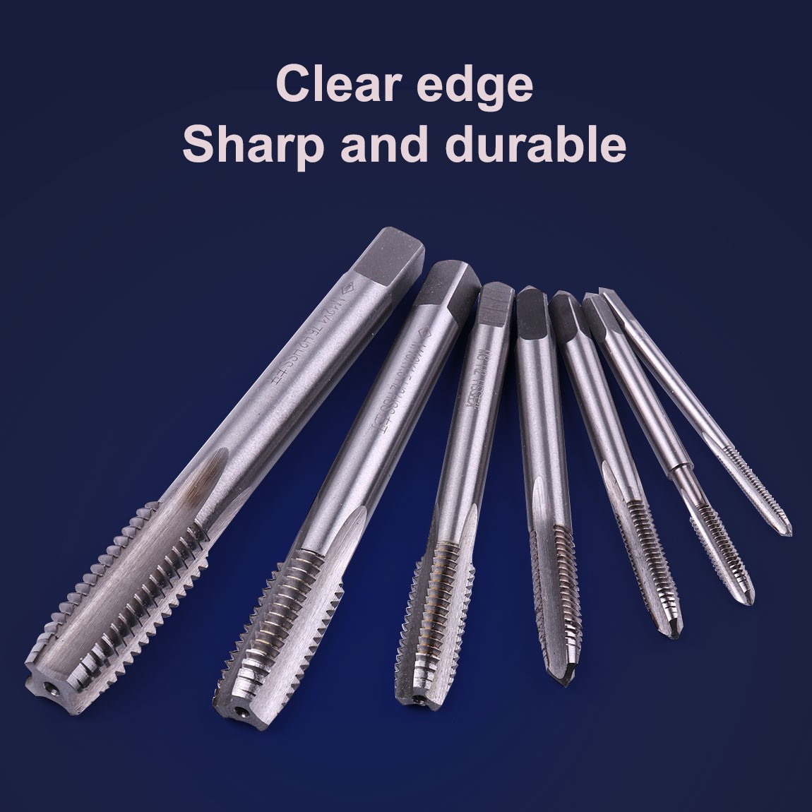 HSS6542 Left Hand Screw Tap M3 M4 M5 M6 M8 M10 M12 M14 M16 M18 M20 Metric Tap Hand Straight Flute Screw Thread Tap Drill Bit