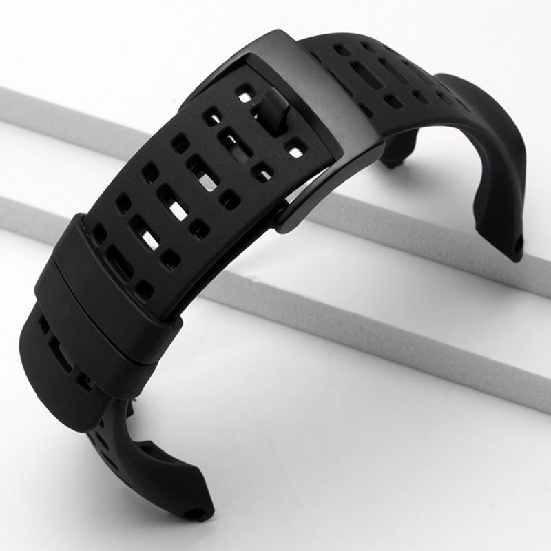 2016 Silicone Gel Wristband Sport Watch Band Strap Band for Suto Ambit 3 Peak/Ambit 2 Buckle Rubber Watches Correa