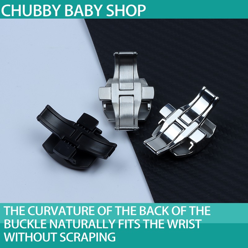 Top Quality Stainless Steel Clasp Watch Strap Butterfly Folding Buckle Suitable for Franck Muller Series Watchband