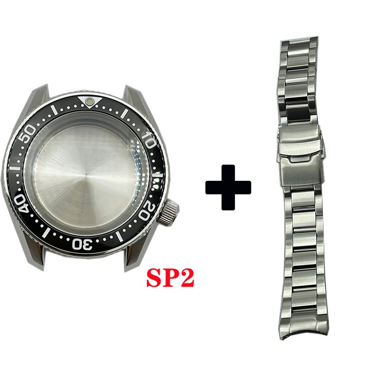 Watch modified parts solid 42mm sterile stainless steel SPB185/187 style watch case and bracelet suitable for NH35/36 movement