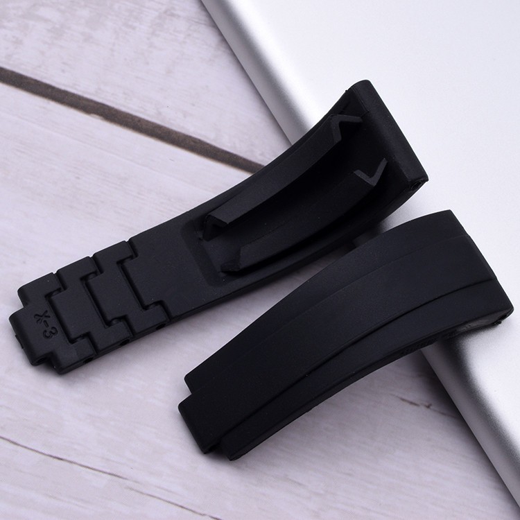 rubber silicone 20mm 21mm watch band fold buckle watchband for role strap daytona submarine perpetual GMT SEAMARSTER OYSTERFLEX