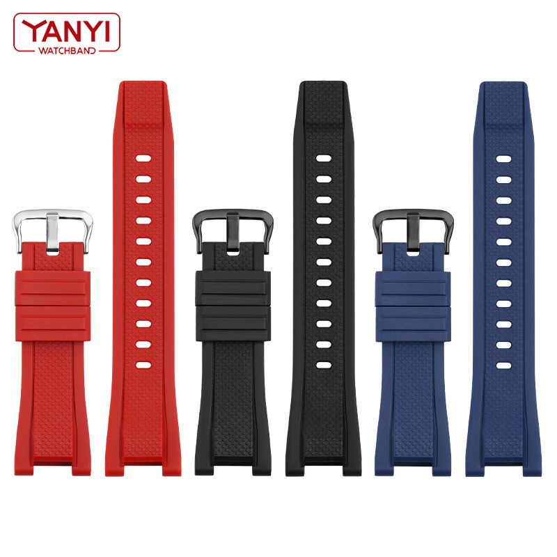 Silicone Rubber Band for Casio gst210 GST-W110/S130/B100/S100G/S110/410 Watch Strap High Quality Watches Wristwatches Band