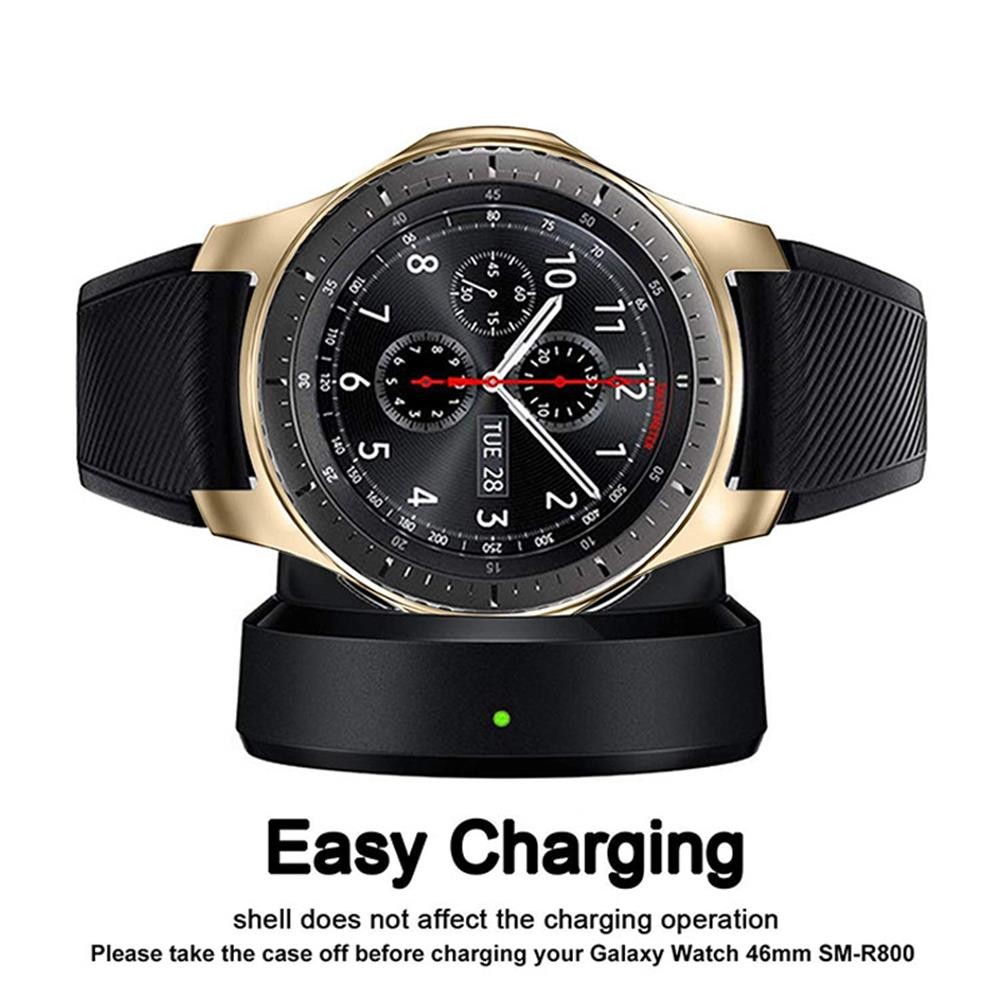 Silicone Case For Samsung Galaxy Watch 46mm 42mm Case Cover Plated Gear S3 Classic Frontier Gear Sport Protective Case