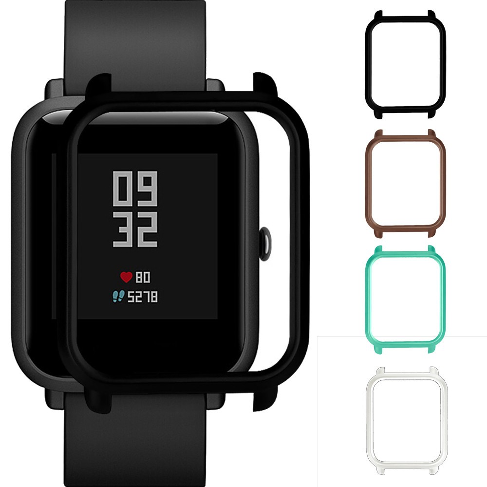 Xiaomi Huami Amazfit Bip Youth Watch Screen Protector, Fashionable Protective Case for Smart Watch and PC Watch Accessories