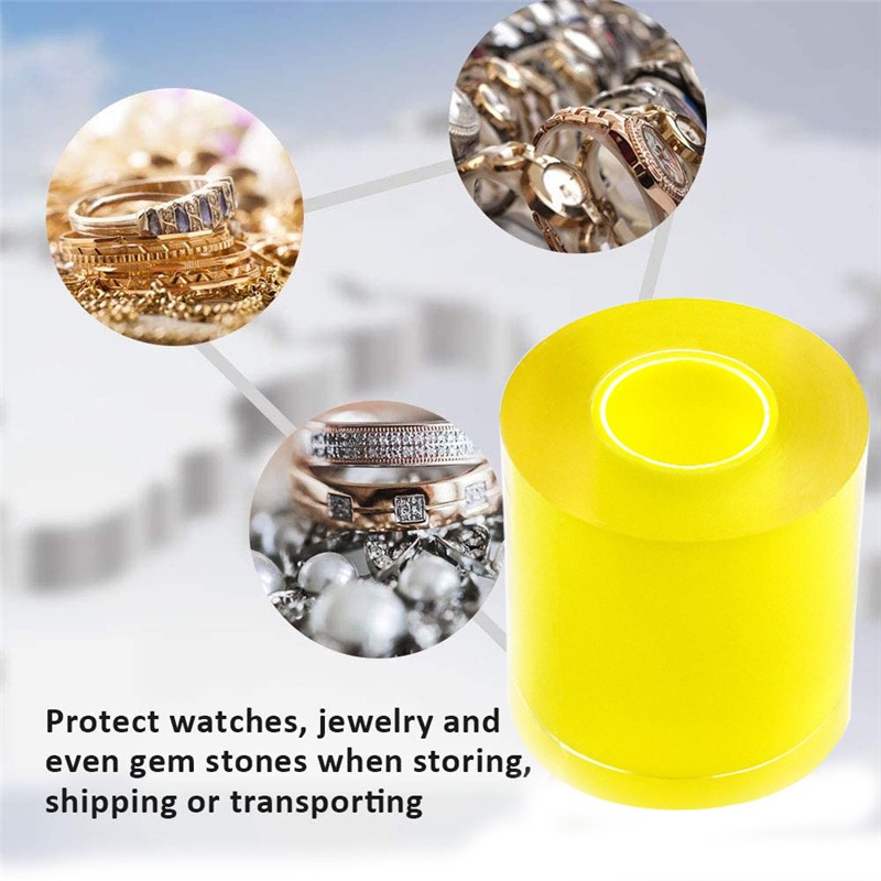 Anti-static Transparent PVC Watch Protective Tape Watch Protector Tape Jewelry Repair Watch Scratch Dust Protection Film