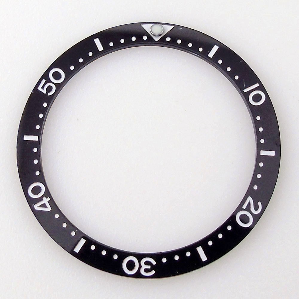 33.7mm*27.5mm*0.8mm Flat Ceramic Black Blue Green Clock Bezel Insert Fit MOD Skx013 Model High Quality Parts