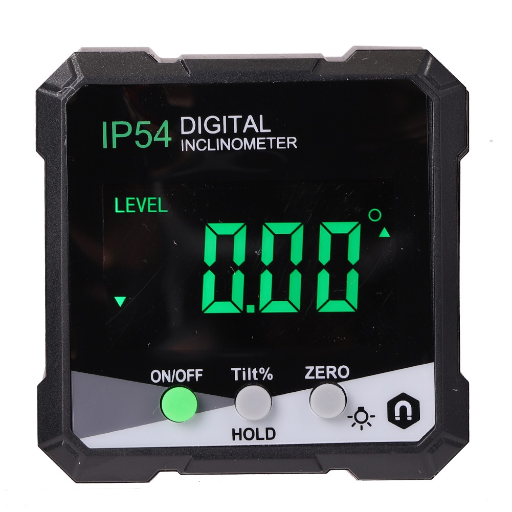 Angle Finder Bevel Box Electronic LCD Backlight Digital Inclinometer Goniometer 4x90 Degree Magnetic Slope Meter Protractor