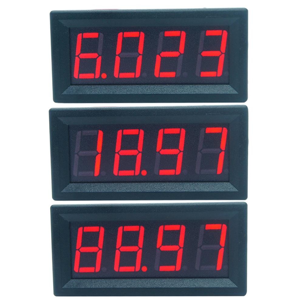 4 Digits High Accuracy 4-30V 0-10A/50A/100A Voltmeter Ammeter Dual LED Digital Display Ampere Volt Merter Meter Panel