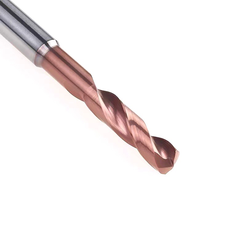 BB 3xD Carbide Drill Coated With Inner Through Coolant Hole Parallel Shank Metal Efficient CNC Tool 3.1-18mm Tungsten Steel