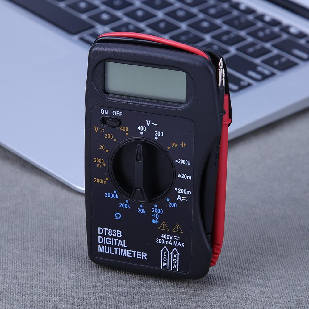 Portable Digital Multimeter Multi Pocket Ammeter Voltmeter DC/AC Resistor Ohm Voltage Digital Multimeter Battery Capacity Tester