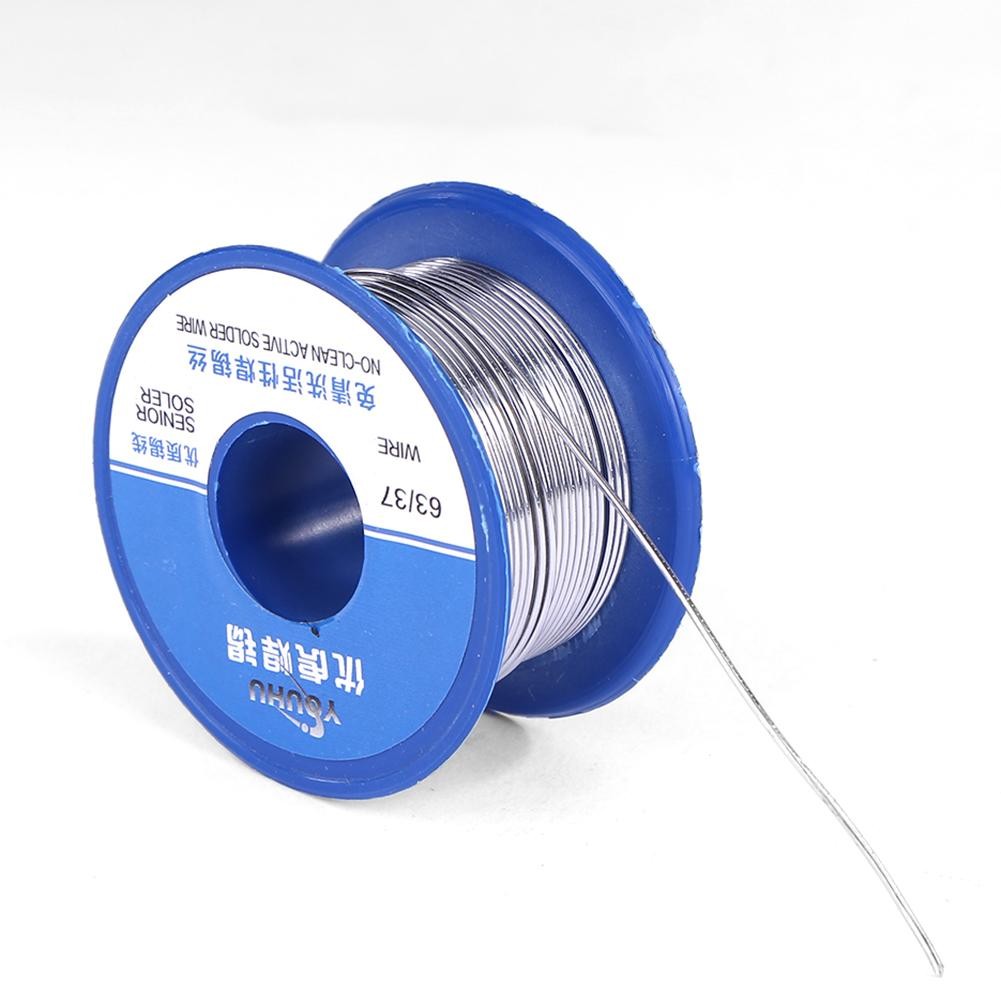 50g Soldering Solder Wire High Purity Low Fusion Spot 0.5mm 0.8mm 1.0mm Rosin Solder Wire Roll No Clean Tin BGA Soldering