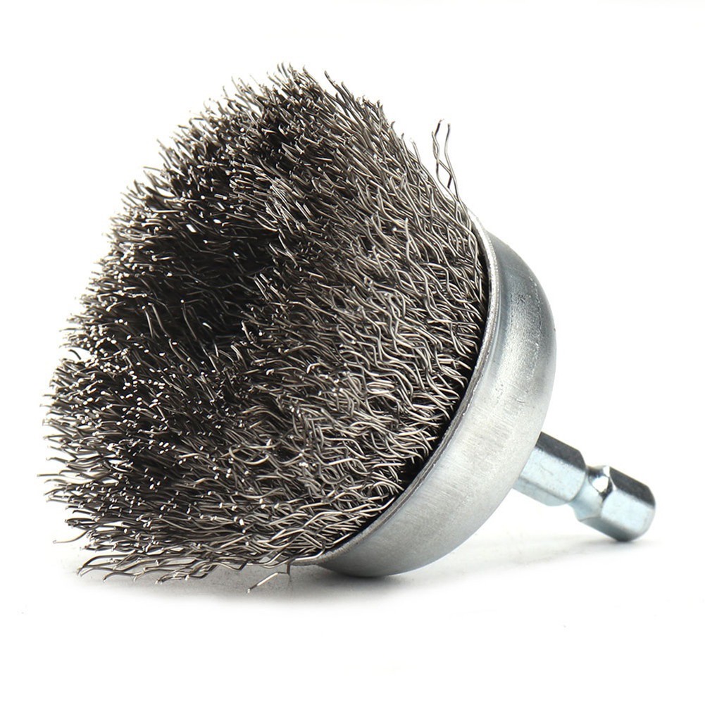 50mm 2inch Steel Wire Wheel Brush Dremel Rotary Drill Tools Dremel Rust Removal Tools Metal Polishing 1pc Drill Brush