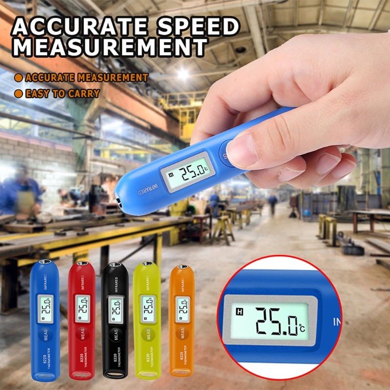 Food Cooking Infrared Thermometer Mini Handheld Digital Electronic Handheld Portable Pocket Temperature Pen R1WB