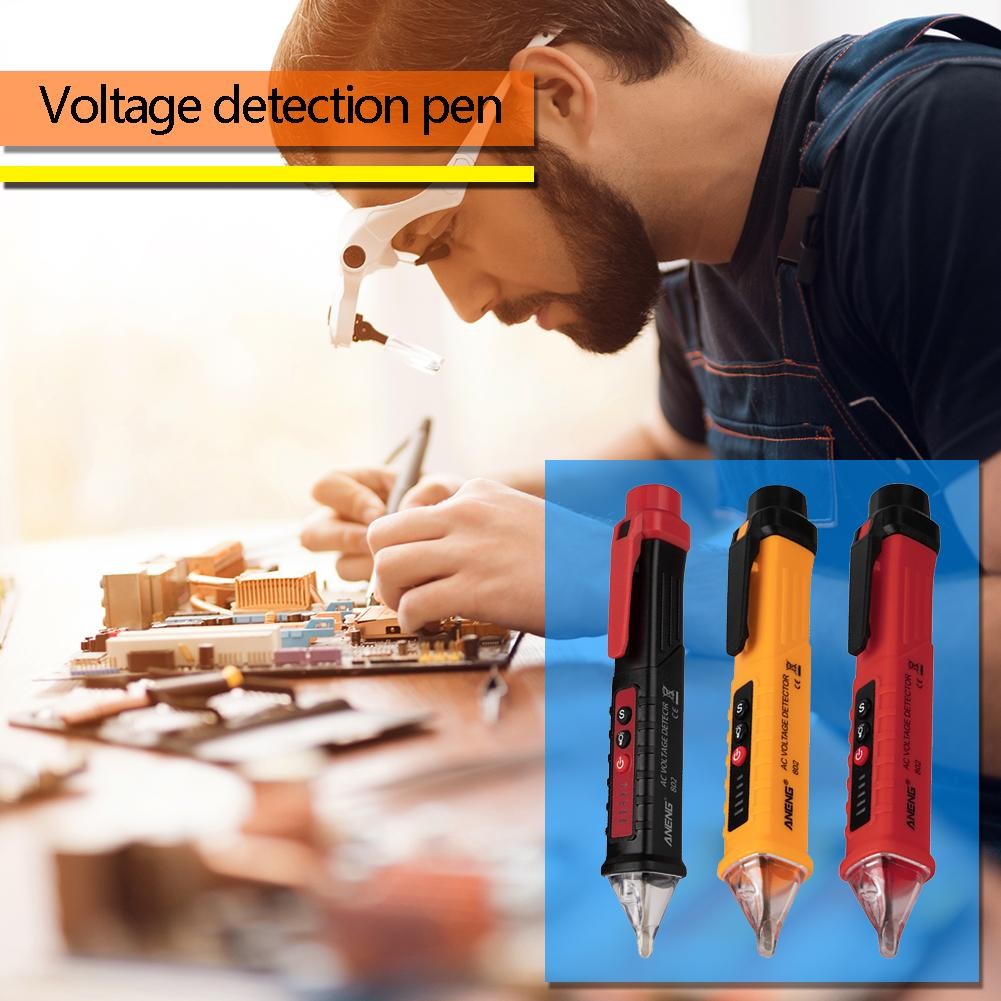 ANENG VC1010 Digital AC 10V/48V/1000V Voltage Detector Smart Non-contact Tester Pen Current Meter Electric Sensor Tester Pencil