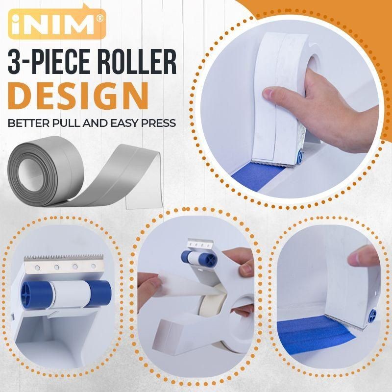 INIM® Easy Filler Tape Sticker Machine Masking Tape Applicator Tape Machine for 1.88-2" x 60 yards Standard Tape Dropshipping