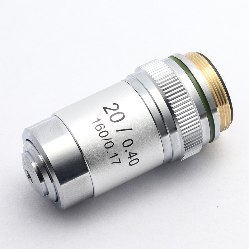 Biological Microscopes Achromatic Objective Lens 100X (oil) 4X 10X 20X 40X 60X 195mm Conjugate Distance Universal RMS thread