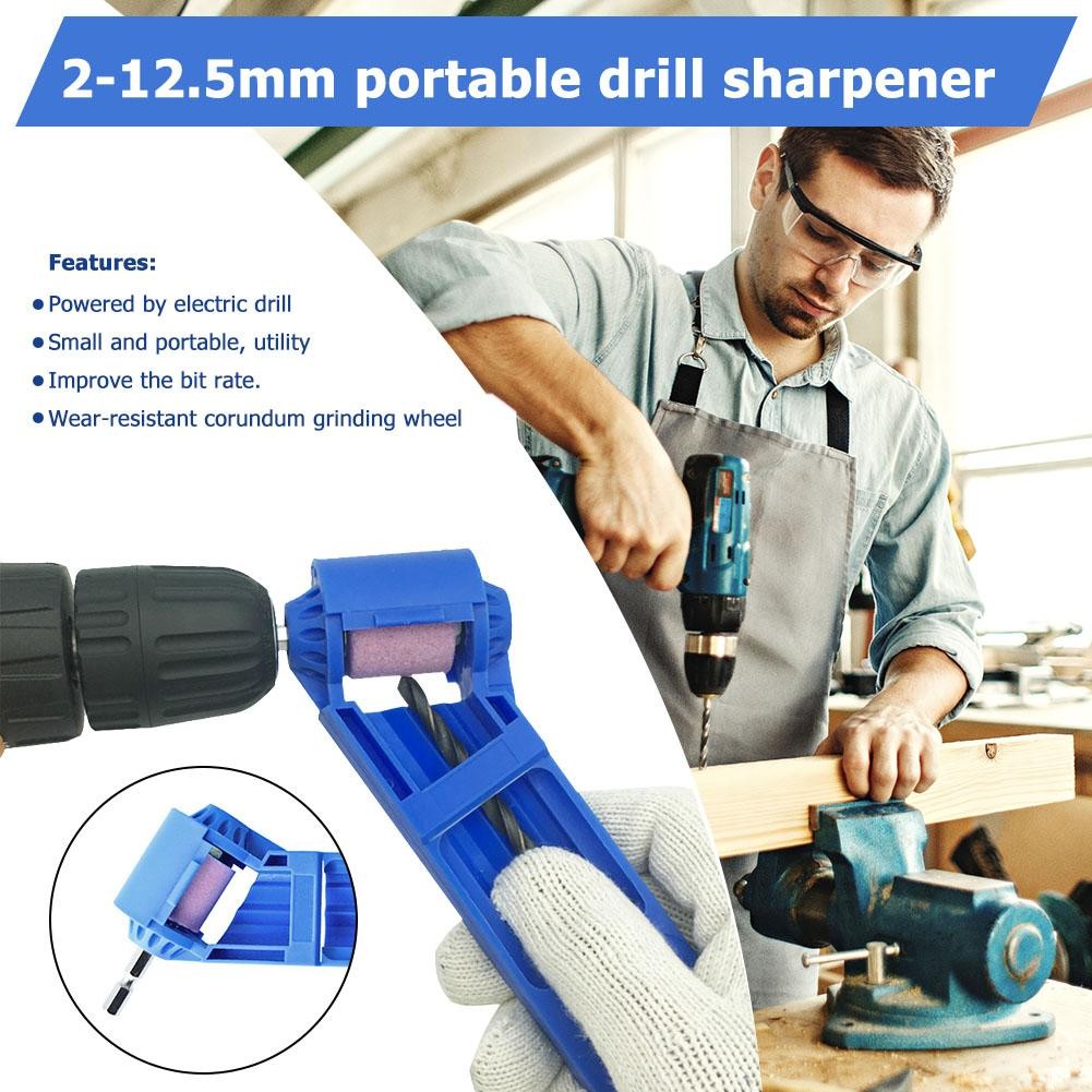 2-12.5mm Portable Drill Corundum Polishing Wheel Sharpener Titanium Drill Bit Powered Tool Parts Dropshipping