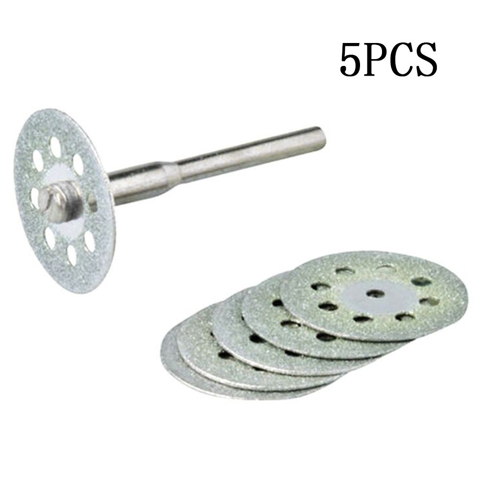 Abrasive disc 5pcs diamond grinding wheel cutting saw rotary tools accessories with mandrel sanding disc grinding wheel