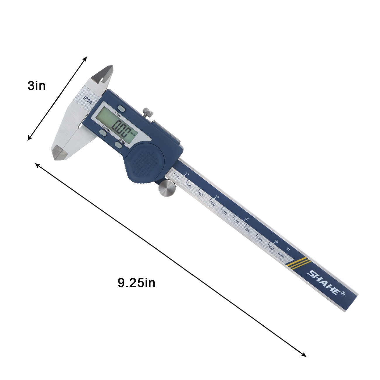 SHAHE New Hardened Stainless Steel 0-150mm Caliper Digital Vernier Caliper Micrometer Electronic Vernier Caliper Measuring Tool