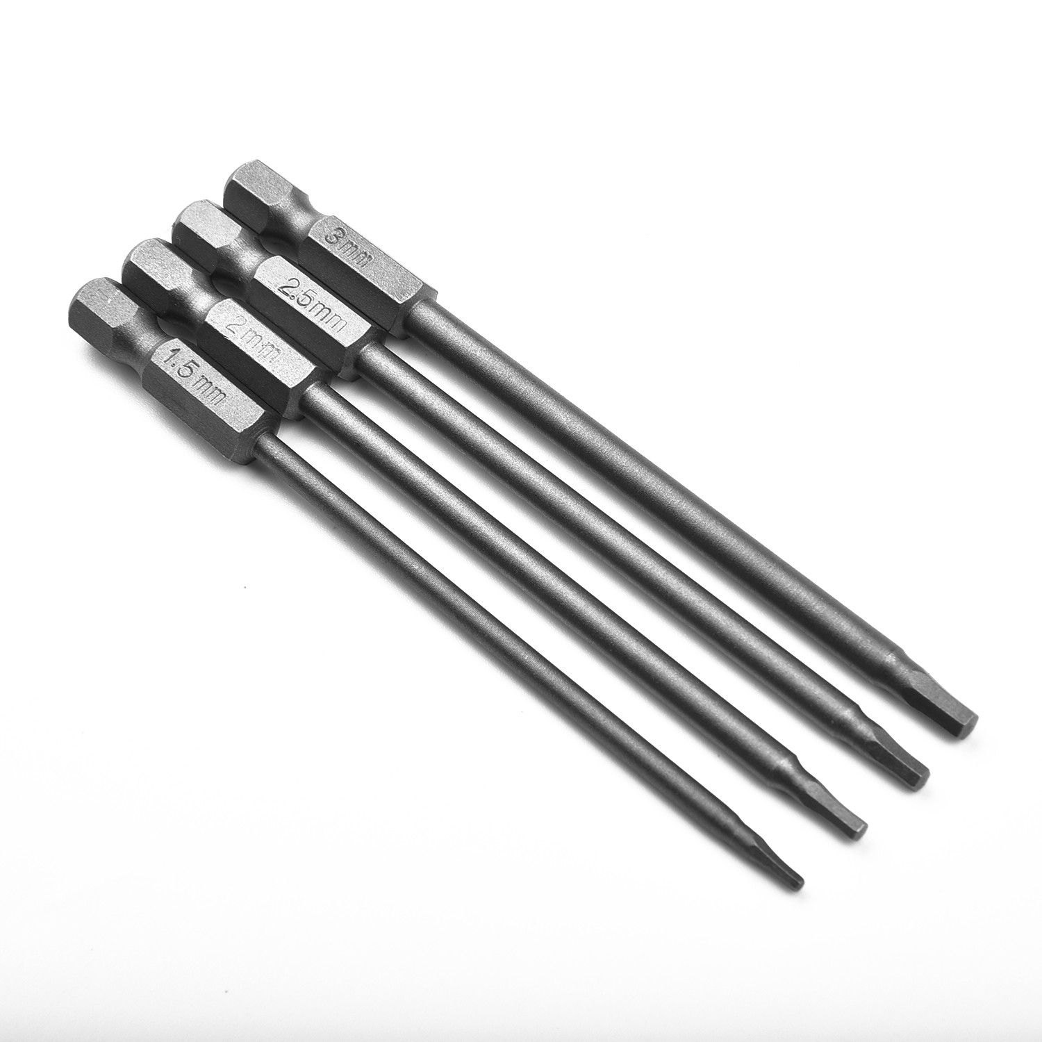 4pcs hex head wrench drill bits set screwdriver bit tips magnetic hex key screwdriver socket bit set