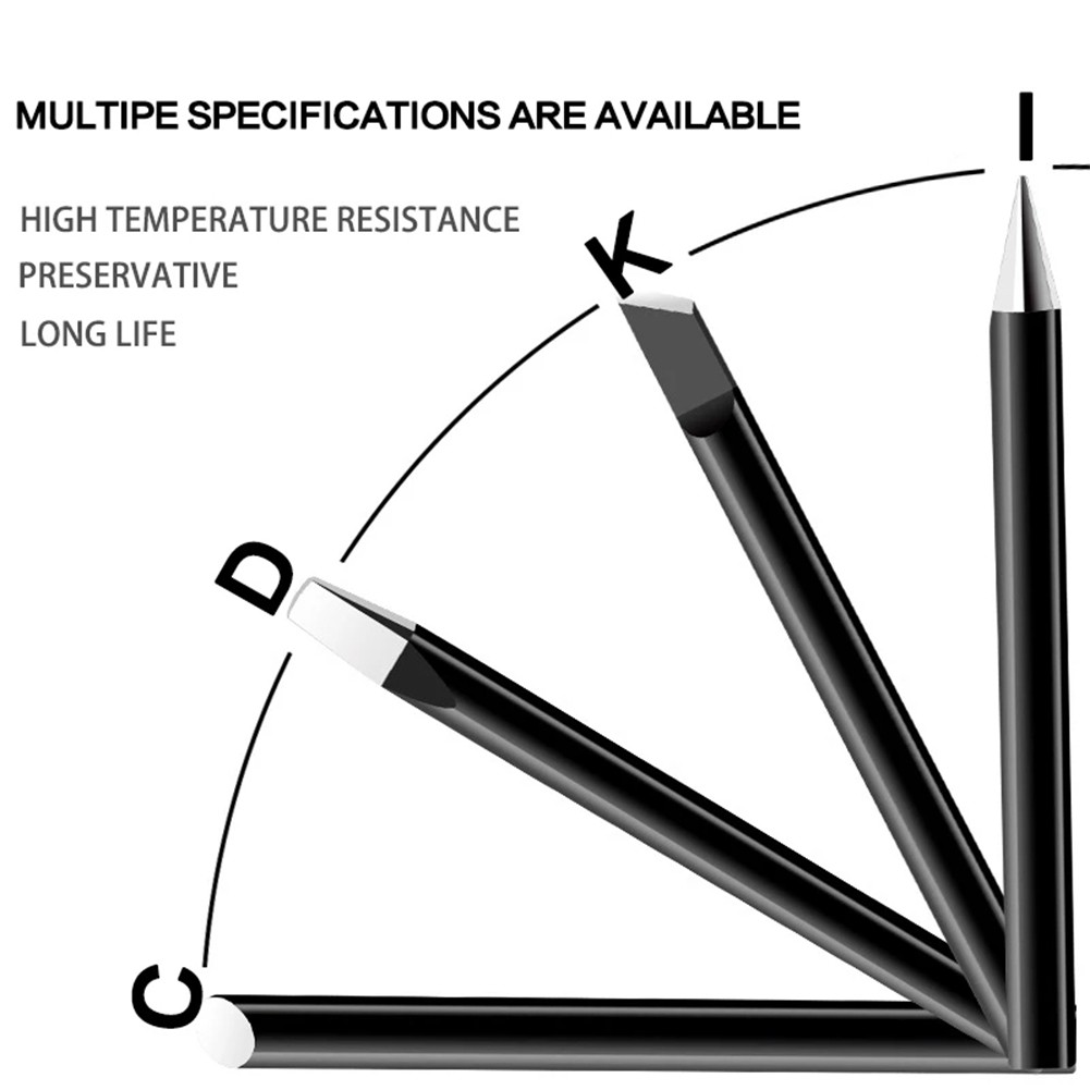 1pc Pure Copper Soldering Iron Tip Lead-Free Soldering Tips Soldering Head BGA Soldering Tools Brand Iron 0/40/60W B C D K
