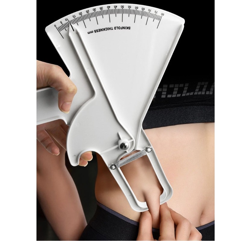 Precision Skinfold caliper measuring body fat 1.0mm precision measures up to 80mm in skin fold thick