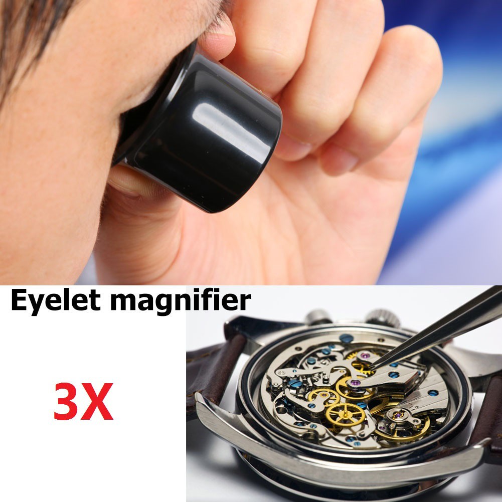 Single Lens Microscope Watch Magnifier Lightweight Magnifying Glass Portable Loupe For Eye Magnifier Lens Watches Jewelry Tool