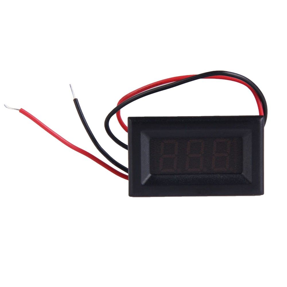 Digital DC 2.5/3-40V Voltmeter Automobile Motorcycle Two Wire Voltage Ammeter Car Volt Current Tester Monitor Panel