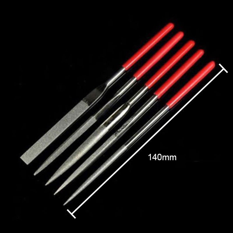 5pcs Metal Mini Needle File Set Hand Tools Ceramic Crafts DIY Wood Throne Needle File Jewelry Polishing Carving Hand Tool Set