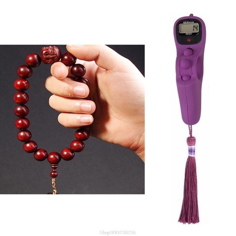 E06A Portable Handheld Digital Beads Counter Finger Game Toy Auto Stop Memory