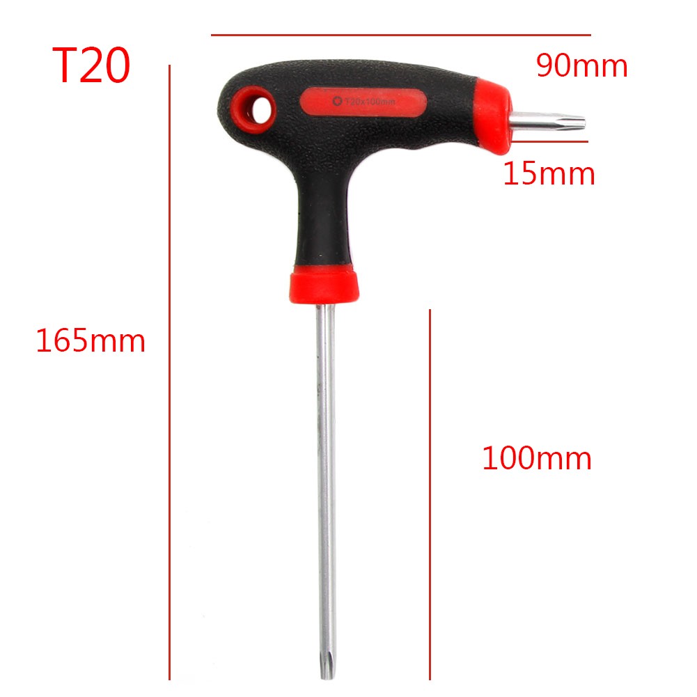 T-shaped hex screwdriver, wrench tool, T10/15/20/25/30/40