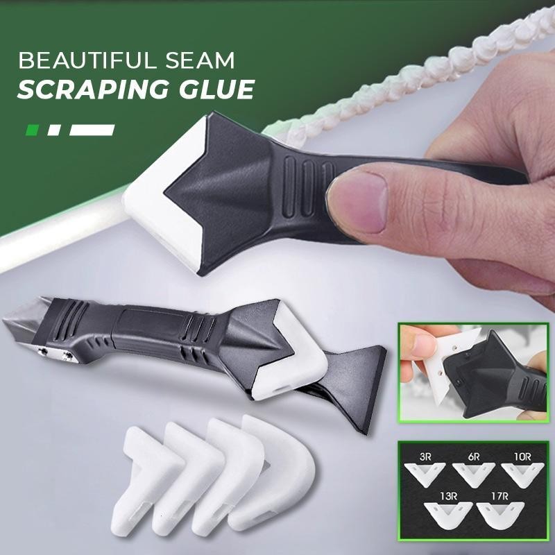 6pcs Silicone Glass Sealant Remover Tool Mini Handmade Scraper Caulking Mold Knife Useful Tool For Home Spatula Glue Shovel