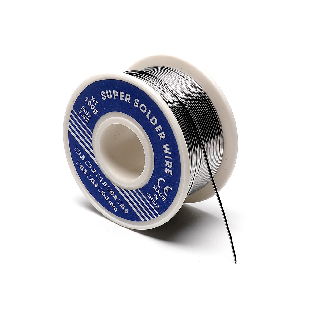 0.8mm 1.0mm 20g 50g 100g Solder Wire Rosin Welding Core Solder Coil Wire No Clean Flux 2.0%