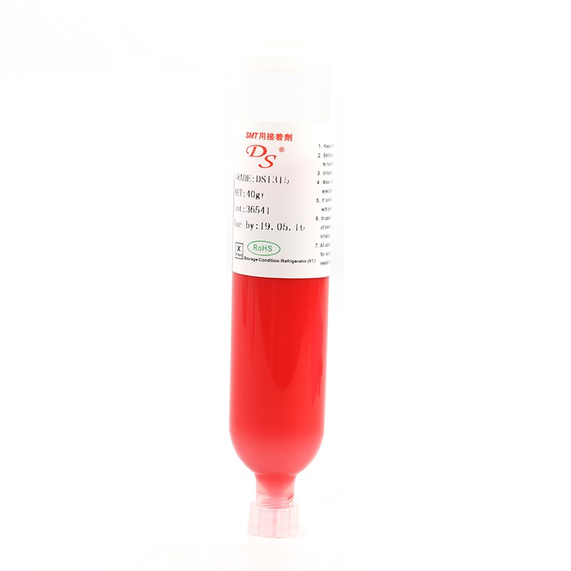 Red Glue Epoxy Resin Adhesives 40g For BGA Chip Resistors Capacitors IC Chips SMT Repair SMD