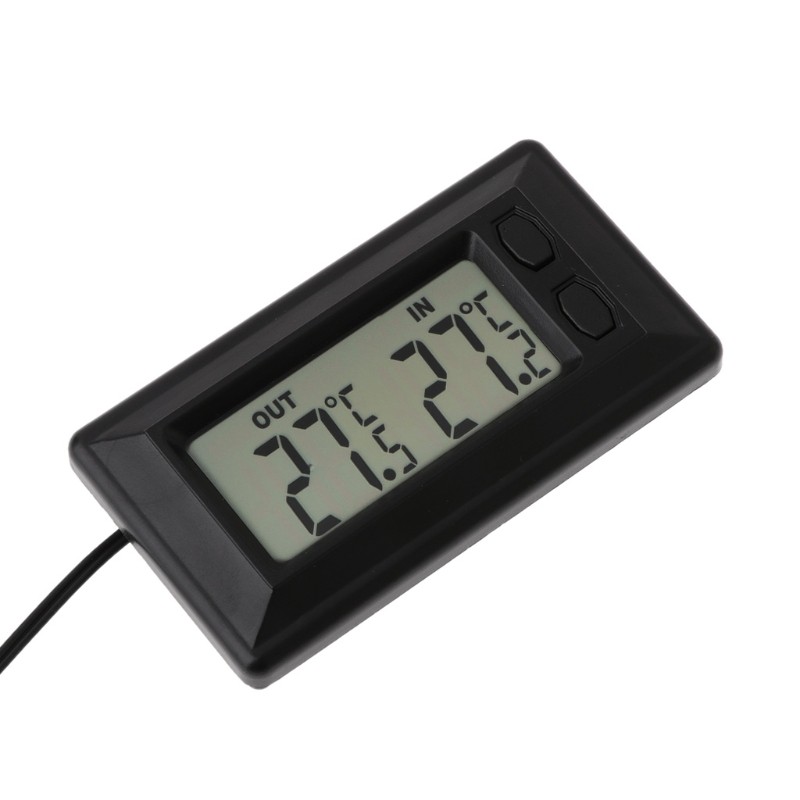 Auto Car LCD Digital Display Thermometer External Indoor Meter With 1.5 Meter Cable 37MB