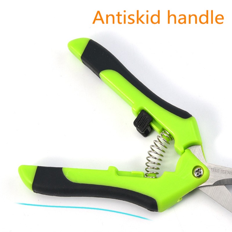 Garden Pruning Shears Gardening Tools Fruit Scissors Picking Household Potted Weed Stainless Steel Pruning Branches Pruners