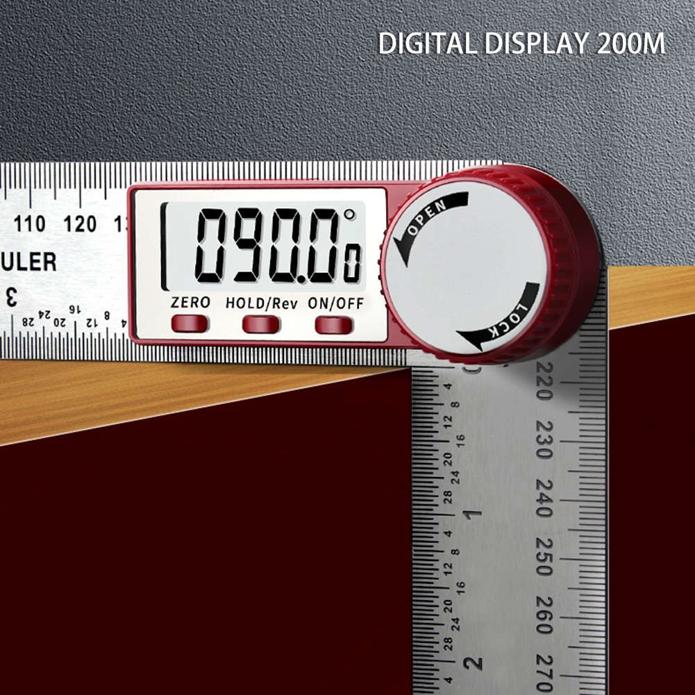 digital protractor angle ruler 300mm 12 inch angle finder meter inclinometer goniometer electronic protractor