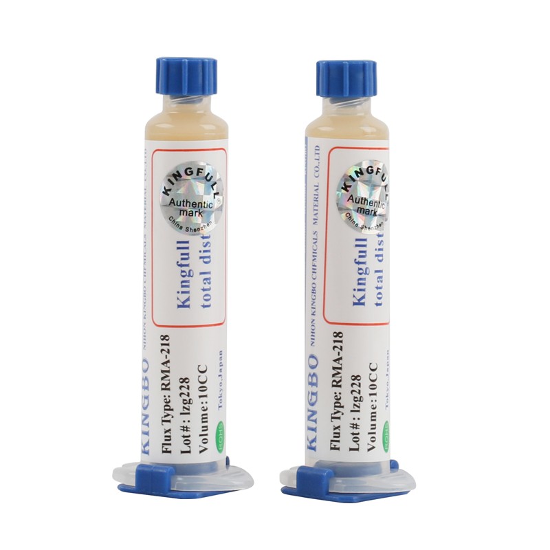 2pcs/lot KINGBO RMA-218 10cc Flux Paste/BGA Flux Paste for BGA Soldering Station Soldering Tin Cream