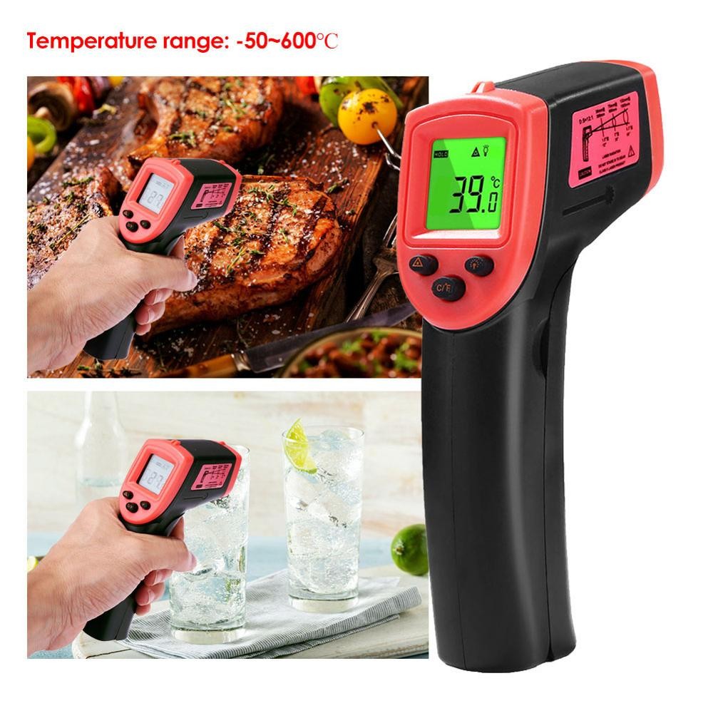 Digital infrared thermometer non-contact laser thermometer thermometer imaging hygrometer IR termometro LCD thermometer