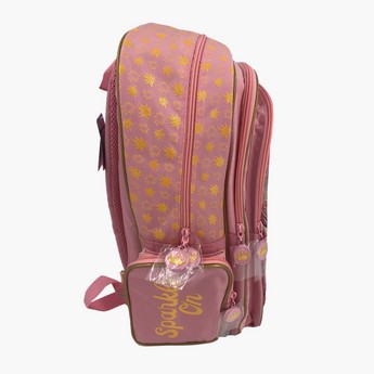 Disney Princess Print Backpack with Adjustable Straps - 18 inches