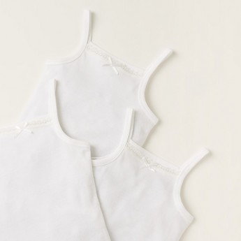 Juniors Solid Sleeveless Bodysuit - Set of 5