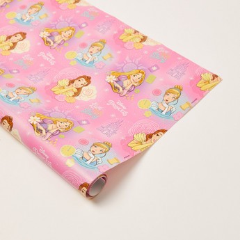 Disney Princess Print Gift Wrapping Paper - 200x76 cms