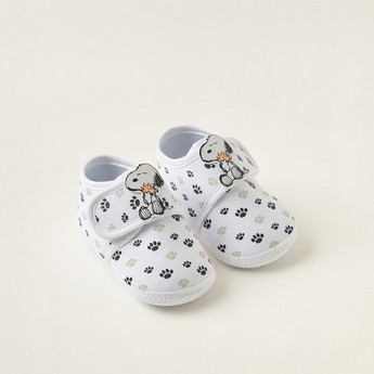 Disney All-Over Snoopy Print Baby Shoes